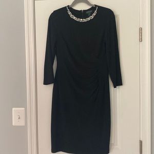 Lauren Ralph Lauren Black long sleeved dress size 10